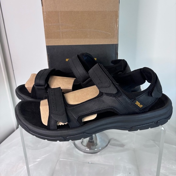 Teva Men's Langdon Sandal Sport, True Black, 13 - Picture 6 of 7